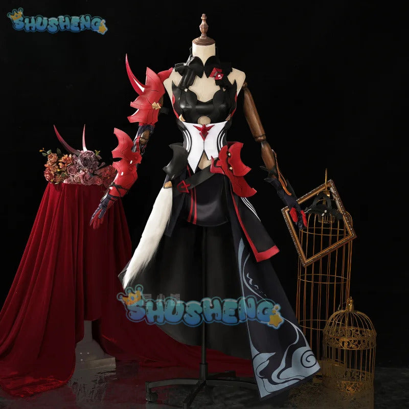 Honkai Impact 3 Raiden Mei Cosplay Costume Herrscher of Thunder Uniform Halloween Carnival Party Christmas Play Role Clothing