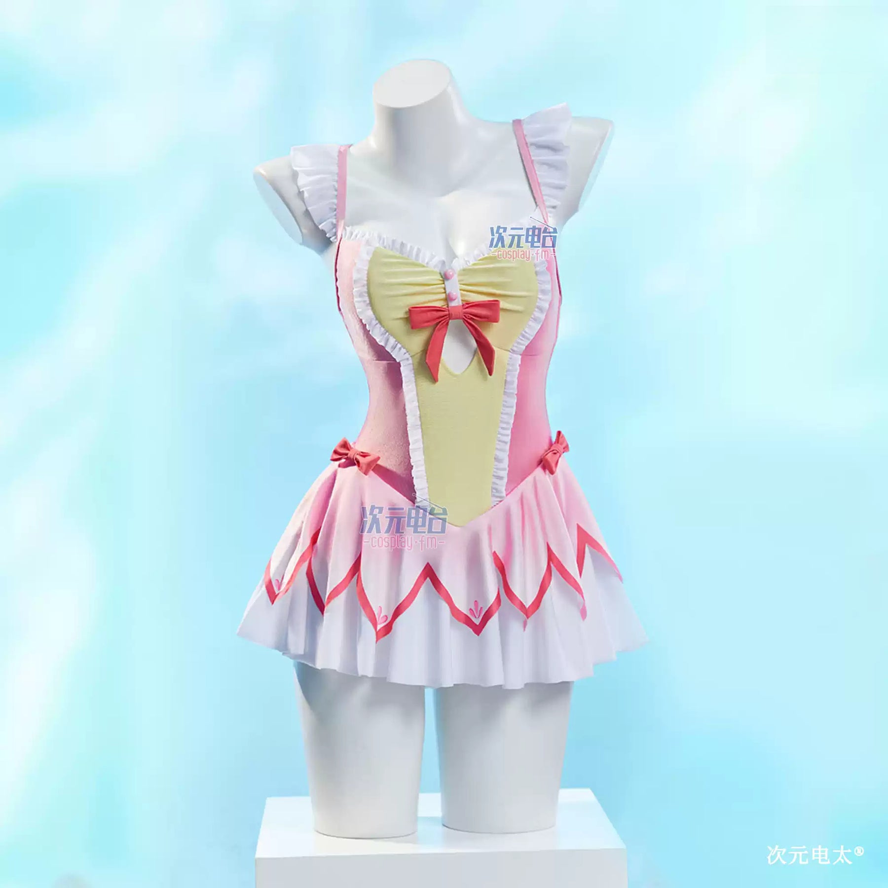 Shusheng-R Anime Puella Magi Madoka Magica Kaname Madoka Jumpsuit swimsuit Cosplay Costume S-XL