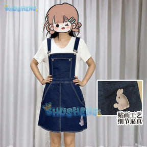 Love and Deepspace Heroines Cosplay Costume Cowboy Overalls Skirt Uniform Halloween Carnival Party Christmas Play Role  Clothing