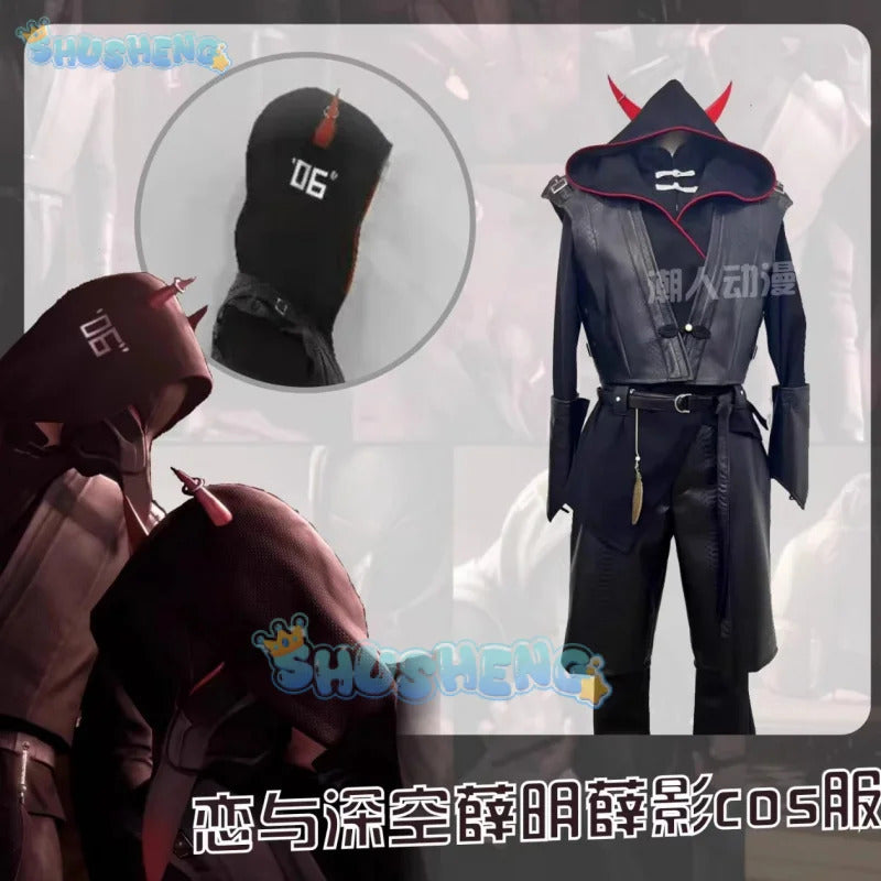 Shusheng Love And Deepspace Sylus Subordinate Xue Ming Xue Ying Cosplay Costume Uniform Halloween Carnival Party for Men