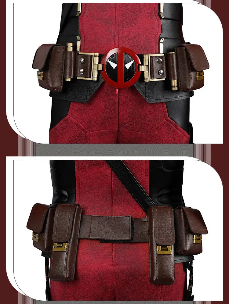 Dead Cosplay pool  Cosutme Wade Winston Wilson Cosplay Costume Children's Edition  Movie Anti-hero Suit Halloween