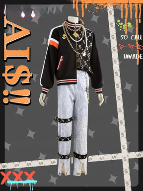 Shusheng-R Ensemble Stars Amagi Hiiro/Amagi Rinne Cosplay Costume Full Set Uniform Props Accessories Halloween Carnival Party