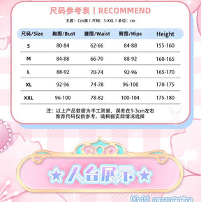 Shusheng-R Anime Pripara Manaka Laala Childhood Cchool Uniform Cosplay Costume S-XXL