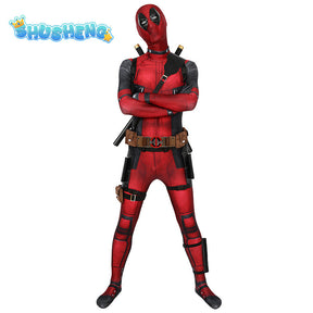 Deadpool Cosplay Costume Superhero Daredevil 3D Printed Spandex Jumpsuit Halloween Costume Zenzai Suits