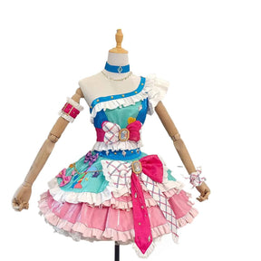 Shusheng-R Anime Aikatsu! Sakuraba Rola Women Lolita Dress  Cosplay Costume S-XXL