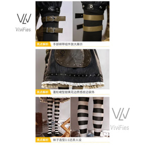 Game Alice: Madness Returns Cosplay Costume Alice Maid Dress Uniform Adult Women Halloween Carnival Party Clothes