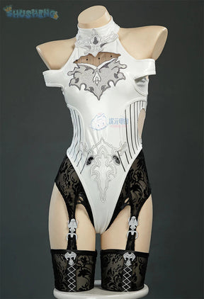 Game NieR Re[in]carnation True Dark 10H Liberation War Cosplay Costume Sexy one-piece bodysuit and accessories Halloween 10H Set