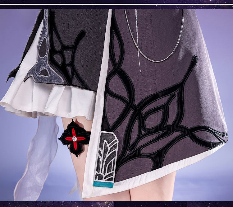 Shusheng-R Honkai：Star Rail March 7th Evernight Cosplay Costume Uniform Halloween Carnival Party Christmas Play Role Clothes Clothing