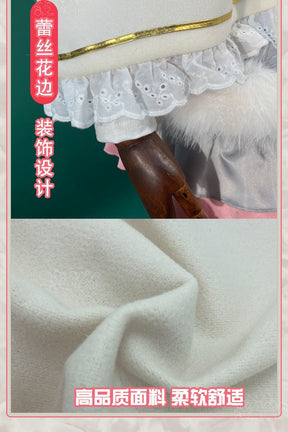 Anime Hoshimiya Ichigo Aikatsu Cosplay Costume Party Loverly Winter Autumn Cloak Hat Socks Dress Halloween Set Girl Uniform