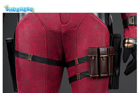 Fantasy Dead Cosplay Pool Cosplay Boys Adult Men Outfits Male Superhero Disguise Costume Bodysuit Gloves Halloween Fantasia Suit