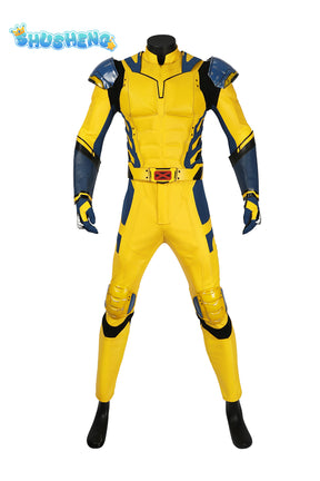 New Deadpool 3 Wolverine Cosplay Costume Superhero Cosplay Zentai Full Set With Bosysuit Shoes Handmade Halloween Man Outfit