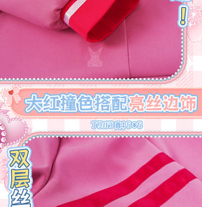 Shusheng-R Anime Pripara Manaka Laala Childhood Cchool Uniform Cosplay Costume S-XXL