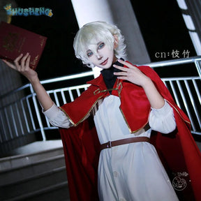 Identity Ⅴ Ithaqua  Night watchman Cosplay Primitive skin Costume Halloween Party Gothic Uniform Cloak Props Wig Woman Man Set