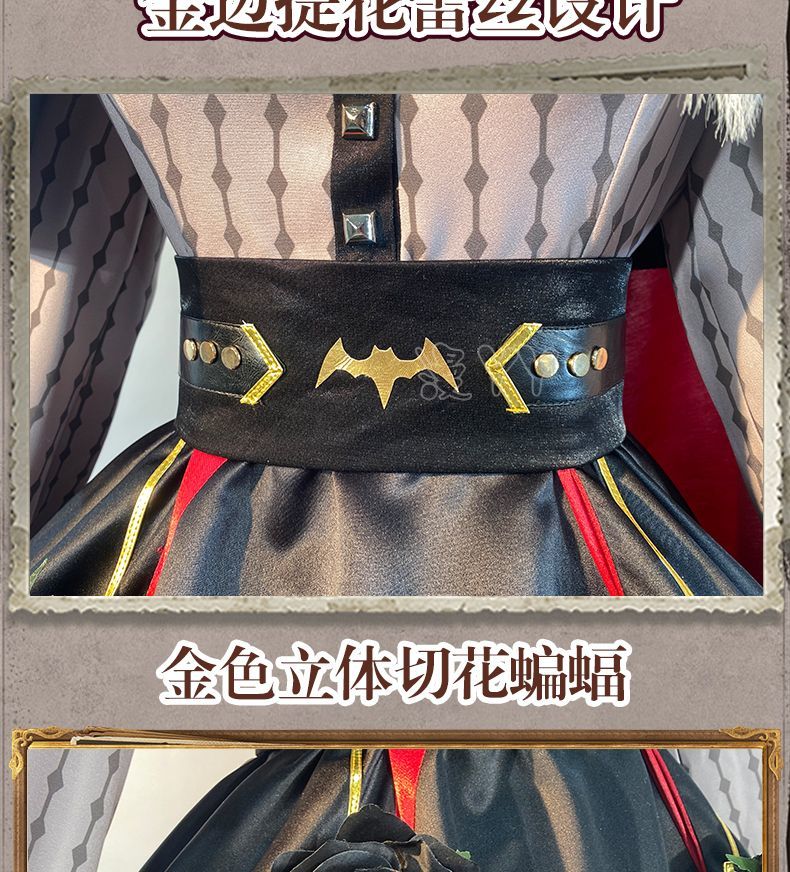Vtuber Sanya Nijisanji Kuzuha Sexual Turn Cosplay Costume Anime Roleplay Holiday Party Outfits Noble Dress Uniform
