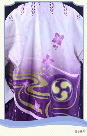 Game Genshin Impact Beelzebul Raiden Shogun Cosplay Costume Women Uniform Clothes Accessories Fset Anime Carnival Party Dress