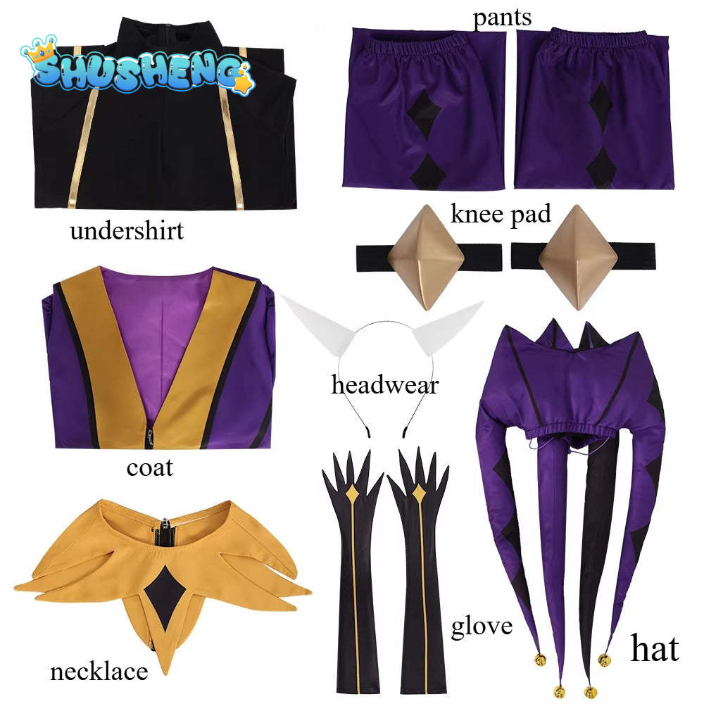 Cosplay Series:  The Freak Circus-Jester  Cosplay high quality Costume full set Shushengcos S-XXXL