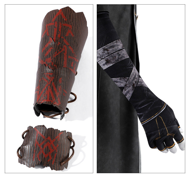 Shusheng-R Clair Obscur:Expedition 33 Verso Cosplay Costume Halloween Men's Fantasy Uniform Coat Props Shoes Accessories Set