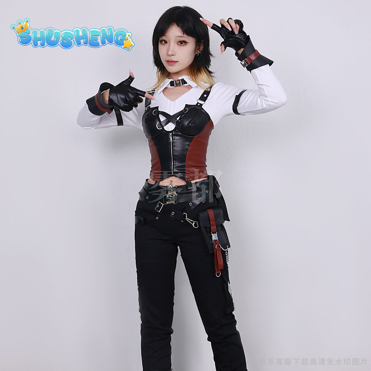 Game Love Deepspace Heroines Cosplay Costume Wig Abysswalker Hunter Uniform Halloween Party Outfit for Women Girls Anime Clothes