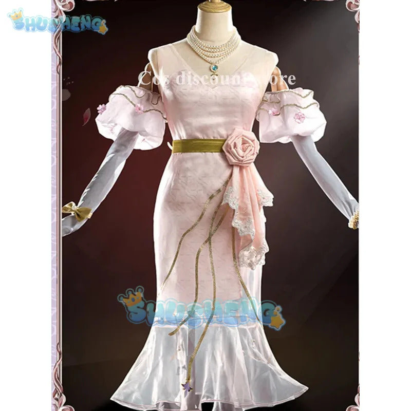 Vera Nair Cosplay Costume Game Identity V Perfumer Role Play Women Girls Sexy Elegant Halloween Party Dress Suit Full Set