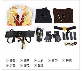 VALORANT Tejo Cosplay Costume Uniform Halloween Carnival Party Christmas Play Role Clothes Clothing for Men Shusheng