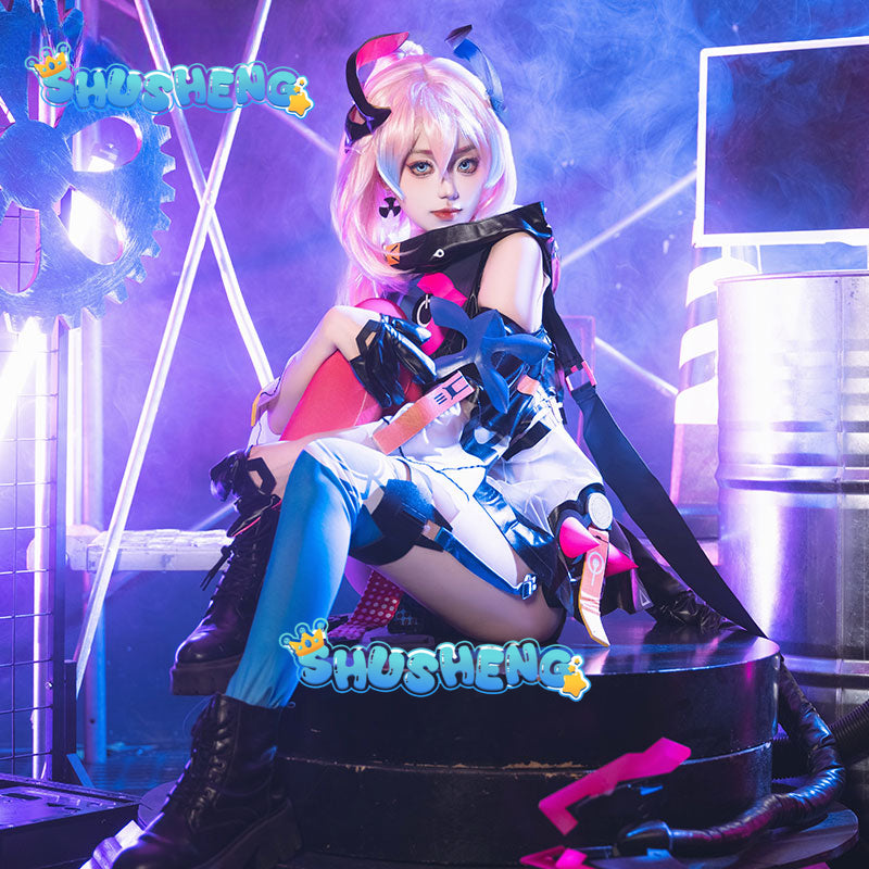 Honkai Impact 3 Delta Cosplay Costume Game Delta Fervent Tempo Dress Halloween Costumes Female