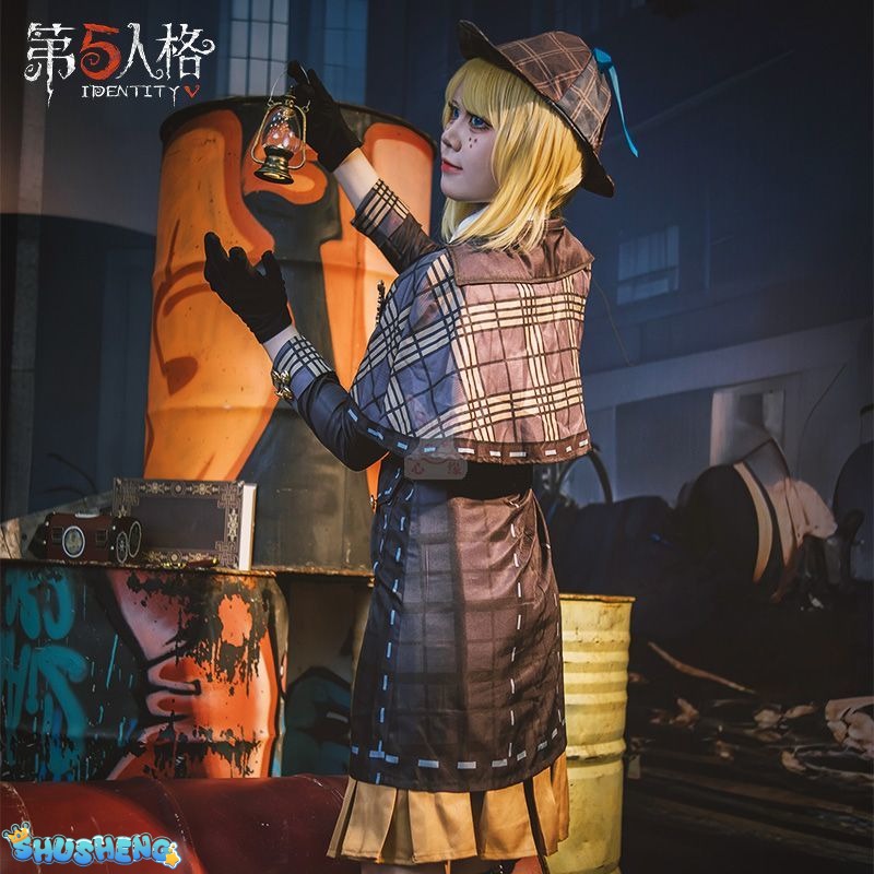 Gardener Miss Truth Emma Woods Cosplay Anime Identity V Cosplay Costume Clothes Suit Hat Party Role Play Outfit for Woman
