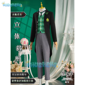 Haman gurinhiru cosplay Black Butler 4 Cosplay Costume Boarding School Gregory Violet Uniform Suit Halloween Anime Clothing Full