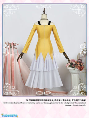 Anime Shugo Chara Tsukiyomi Utau Cosplay Costume Wig yellow Daily Dress Halloween Carnival Party Outfit