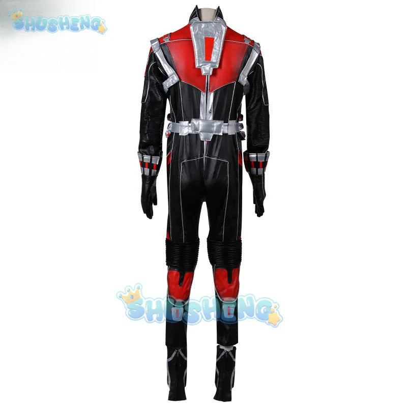 Ant Man Cosplay Scott Lang Costume Jumpsuit, helmet, gloves accessory Halloween party men's Fantasy combat suit set XS-XXXL