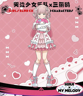 Girls Band Cry‌ Nina 486 Tomo Hina Cosplay Costume Uniform Halloween Carnival Party Christmas Play Role Clothes Clothing