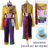 Game Twisted  Wonderland Cosplay Gidel playfulland Costume hat, tail, Coat, Halloween party handy Woman Men Gidel uniform