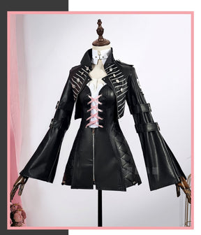 Arknights Lemuen Cosplay Costume Wig Dress Jacket Uniform Outfit Leggings Festival Halloween Party Women Girls Role Play Props