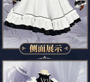 Asahina Mafuyu mfy Cosplay PRSK PJSK Five boxes Costume New Sweet Lolita Dress Halloween Party Fashion Women's Maid Uniform