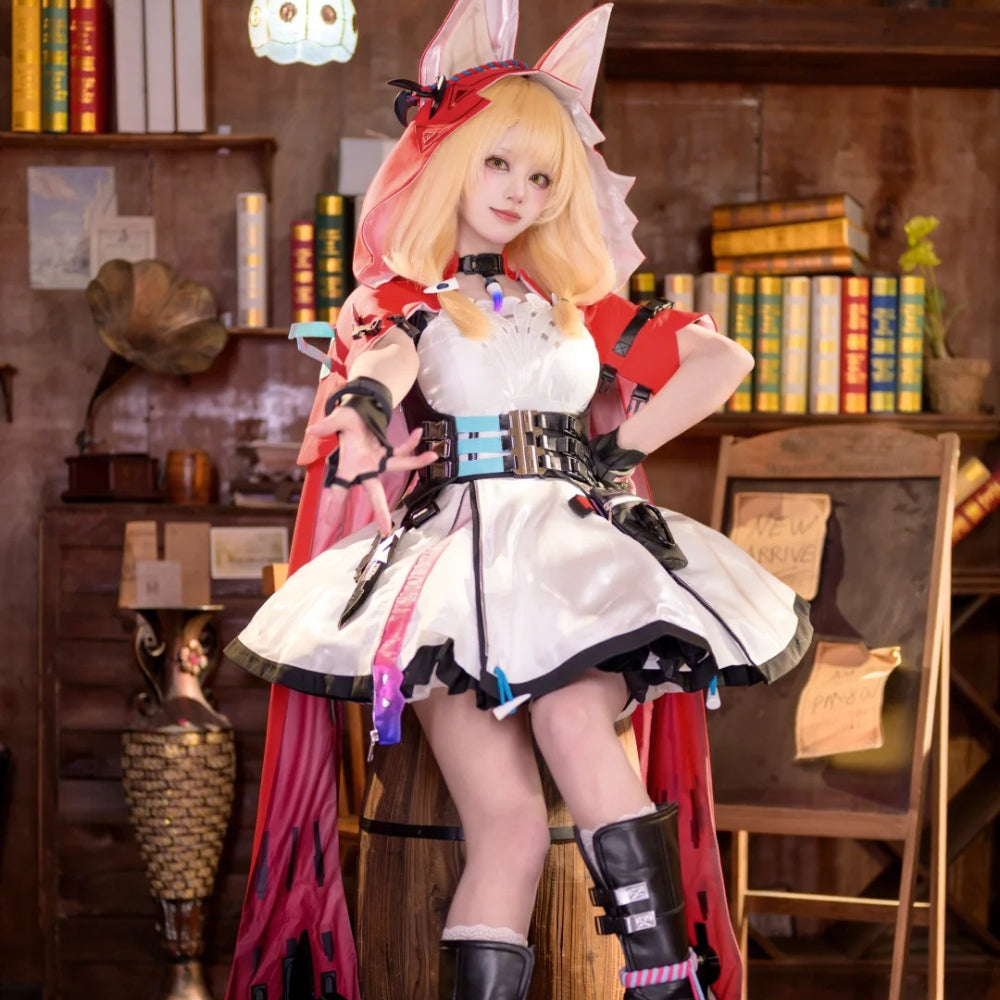 Game Cosplay Series: Arknights: Endfield | Lucy（Lucina Lupino）Rossi / Rossina Wolfpearl Lupino Cosplay Costume full set Shushengcos