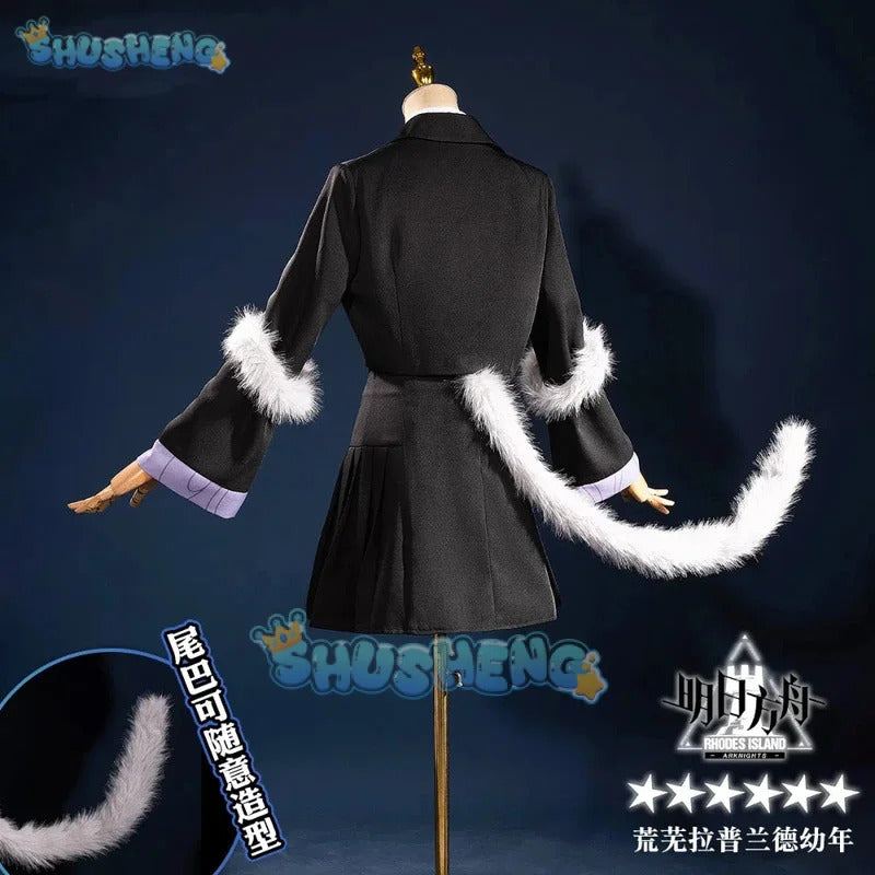 Shusheng Arknights Lappland Cosplay Costume Uniform Halloween Carnival Party Christmas Play Role Clothes Clothing for Women
