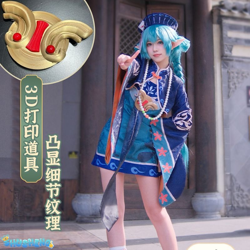 Anime Virtual singer Miku Zombie version Cosplay Costume Lolita Dress Vampire Kawaii Gothic Halloween Party Maid Outfits Women