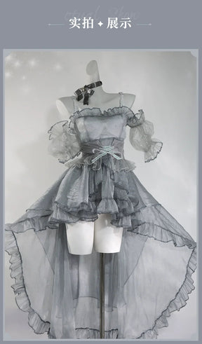 Goddess Of Victory: Nikke Cinderella Crystal Princess Cosplay Costume Cos Game Anime Party Uniform Hallowen Play Role Clothes