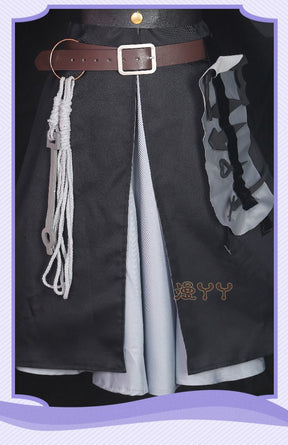 Game Identity ⅤAda Mesmer Psychologist Cosplay Costume Psychologist  Black  Woman Sexy  Suit