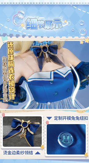 Infinity Nikki Cosplay Costume Light Bubble Uniform Halloween Carnival Party Christmas Play Role Clothes Clothing for Women