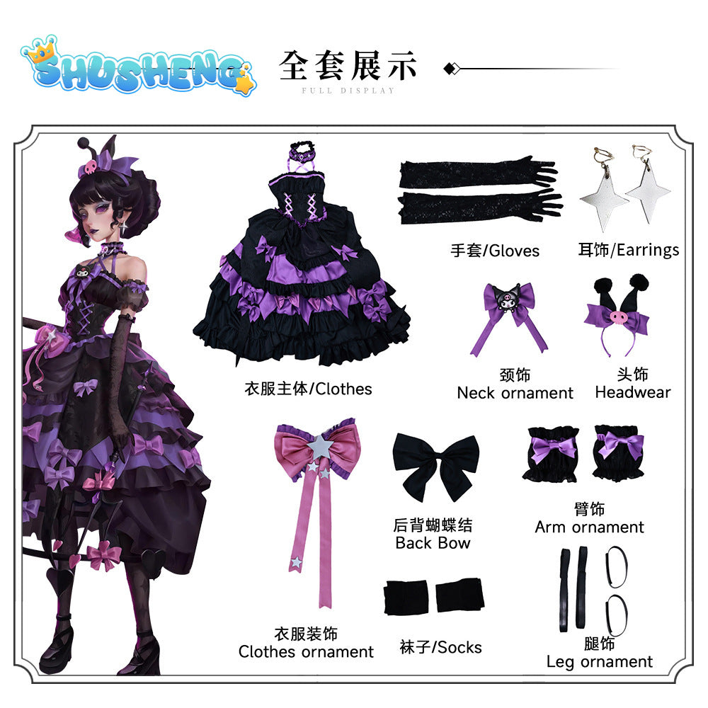 Bloody Queen Mary Cosplay Game Identity Bloody Queen Cosplay Costume Party Uniform Lolita Dress Carnival Anime Role Play Suits