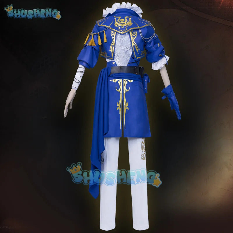 Shusheng Identity V Luca Balsa Prisoner Cosplay Costume Silhouette Uniform Halloween Carnival Party Christmas Play Role Clothes