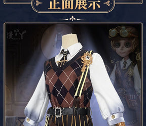 Game Identity V Mechanic Tracy Reznik Cosplay Costume Party Suit Shirt Vest Pants Halloween Uniform Anime Clothes
