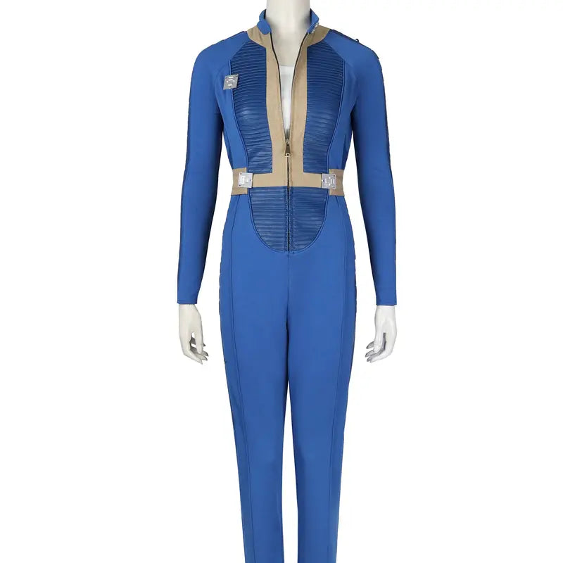 Lucy MacLean Cosplay Costume Fallout Season 1 Vault 33 Female Male Survivor Suit Jumpsuit Uniform Halloween Party Women Men Props