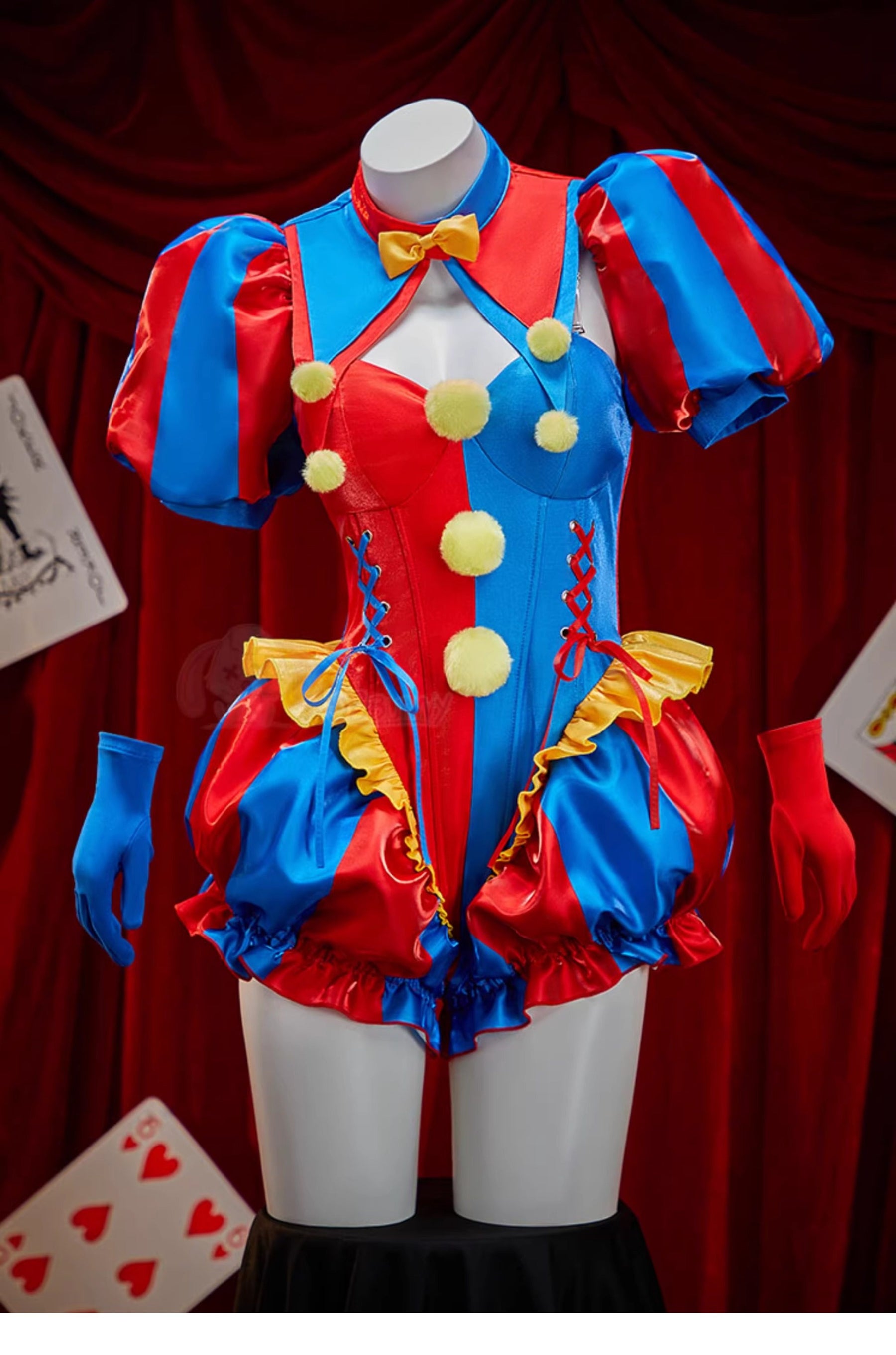 Shusheng-R Anime The Amazing Digital Circus Pomni Clown Pumpkin Pants Cosplay Costume S-XL