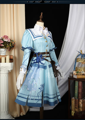 Game Identity V Emily Dyer Cosplay Hot Role Play Costume Doctor Anime High Quality Blue Dress for Women Comic Con Love Live Suit