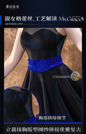 Game Reverse:1999 Ms. Grace Cosplay Costume Uniform Halloween Carnival Party Christmas Play Role Clothes Clothing for Women