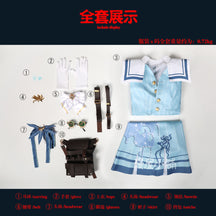 Game Identity V Emily Dyer Cosplay Hot Role Play Costume Doctor Anime High Quality Blue Dress for Women Comic Con Love Live Suit