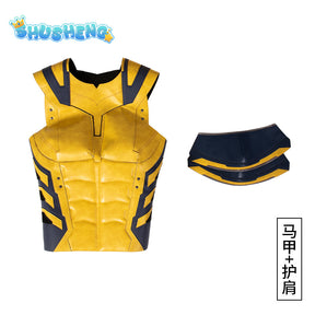 New Movie Wolverine Cosplay Costume Mask Jumpsuit Vest Gloves Belt Wolf Steel Claw Handsome Suit For Men High Quality Made