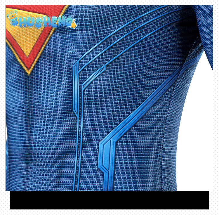 SuperMan Cosplay 3D Printed Zentai Bodysuit Superman Clark Kent Spandex Outfit Cosplay Halloween Costume