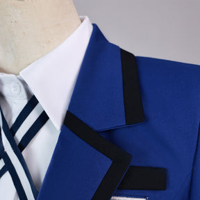 Nyaan Cosplay Anime Gundan Cosplay Costume Nyaan JK School Uniform Dress Wig Suit Halloween Cos Outfit for Girl Woman